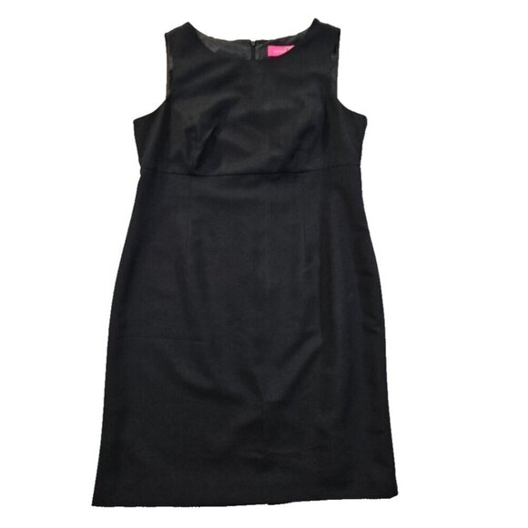 Nine & Co. Suit Separates Midi Dress Size 16 Black Sleeveless EUC Old Money - Picture 1 of 12